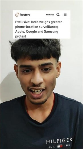 Day 7/21 Reuters report on Mandatory GPS smartphone tracking in India #shorts #news