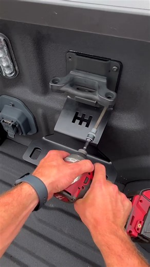 Worlds First In Bed Gooseneck Hitch Holder For Ford BoxLink! #Hitcholder