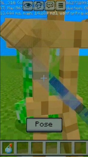 How to Make Floating & Spinning Weapons in Minecraft! #shorts #viral #viralshorts