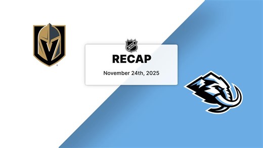 Recap: Golden Knights at Mammoth 11.24.25