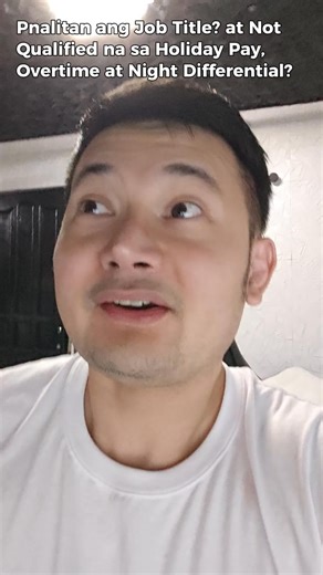 108K views · 1.7K reactions | Reclassification Abuse, Promotion and Acting Role Rank & File Employee tnangalan ng Night Dif, Holiday Pay at Overtime kc gagawin daw officer? Pwede ba un? | Yuichi Ken Sekiguchi | Facebook