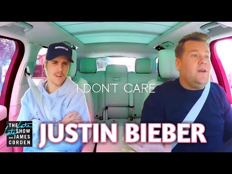 Justin Bieber Carpool Karaoke 2020 Singing Songs (Old & New) With James Corden