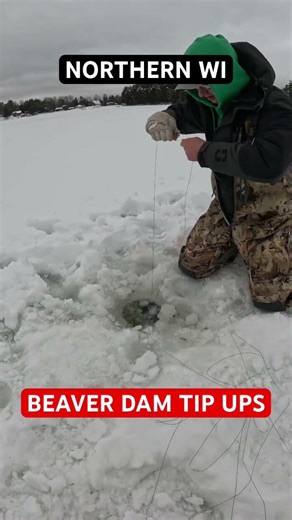 Ice Fishing Northern WI #fishing #icefishing#outdoors #sitkagear #strikerice#rapala