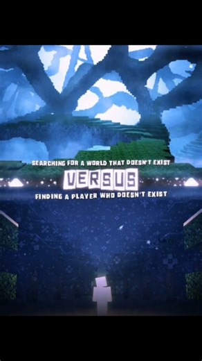 AXIS on Instagram: "Comparison btwn searching a world that doesn't exist and finding a player who doesn't exist #minecraft #composition #technoblade #movie #minecraft"