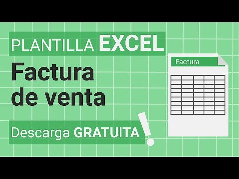 Plantilla de factura de venta [Descarga GRATIS]