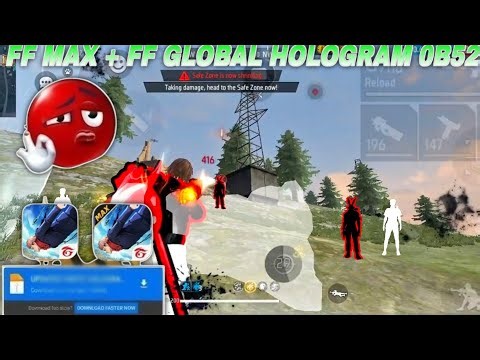 FF MAX + FF GLOBAL 3D Hologram Config File | OB52 Free Fire Enemy Location Hack | 3D Hologram File