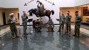 A little holiday cheer from the 1st Cavalry Division Band. | III Armored Corps