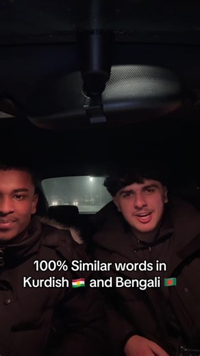 Similar Words in Kurdish and Bengali