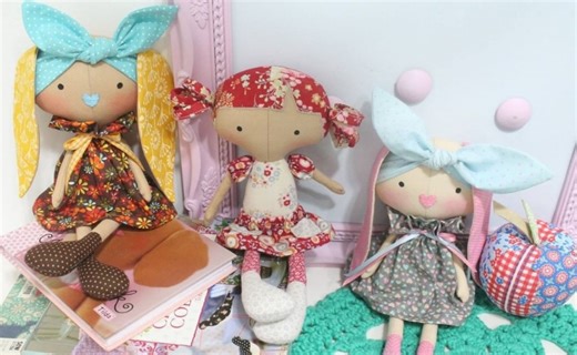 Como fazer boneca de pano: tutoriais e 40 modelos fofos para inspirar