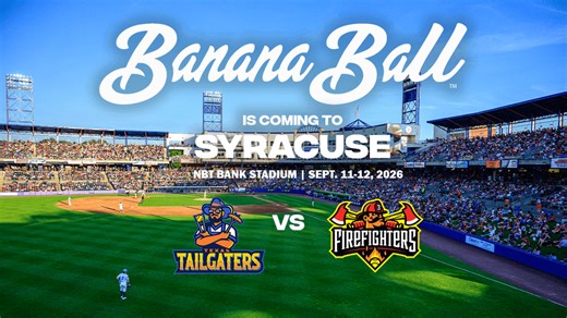 Banana Ball Championship League will stop at NBT Bank Stadium on its inaugural tour