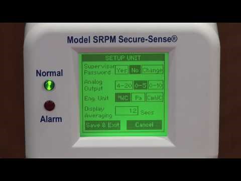 Setra Systems SRPM Room Pressure Monitor Demo