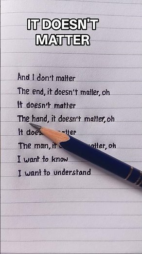 😐 It Doesn't Matter | The Living Tombstone Song (lyrics)#lyrics