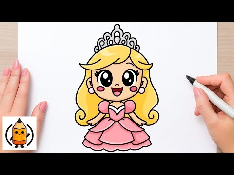 How To Draw Glinda From Wicked ￼| Step-By-Step Drawing Tutorial