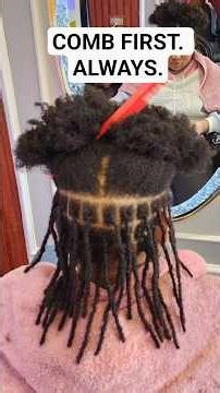 Why Combing Before Interlocking Is the Secret to Flawless Starter Locs#CrochetLocs #InterlockingPro