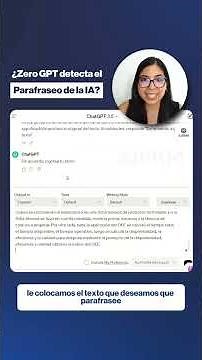 ¿ZeroGPT detecta el parafraseo de la IA?