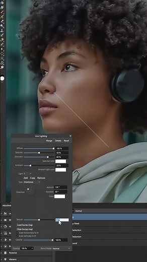 How to Create a Painted Filter Effect | Affinity Photo for Beginners #shorts