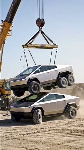 Massive Cybertruck 6x6 Lifted! 🏗️ Extreme Custom Tesla Off-Road Power!