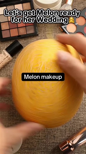 Melon makeup transformation #makeuphacks #asmrmakeuptutorial