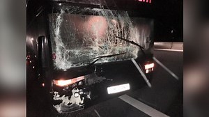Fear Factory escape bus crash
