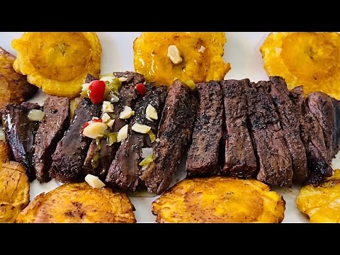 Churrasco [Puerto Rican Skirt Steak]. The “Hidden” Medium Rare Technique!