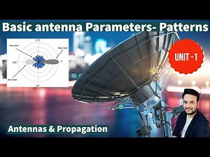 Antenna parameters || Radiation Patterns || Types of antenna patterns || Antenna and Propagation