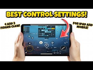 BEST Control Settings For BGMI & PUBG! | Pro 3/4 Finger CLAW! | For Mobiles & iPads
