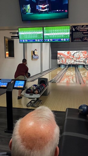 Congratulations to Kyle McLaughlin kicking off tonight’s Palace City with a 300! 🔥 | Village Bowling Center