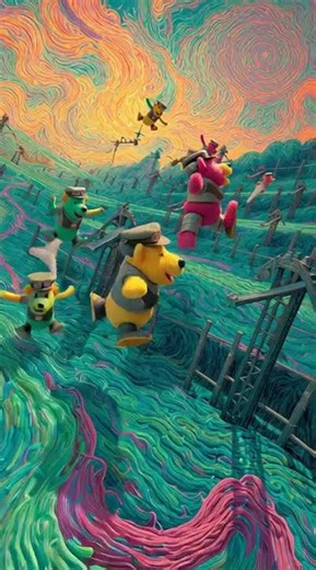 Sunflower Spirits | Glowing AI Van Gogh Animation