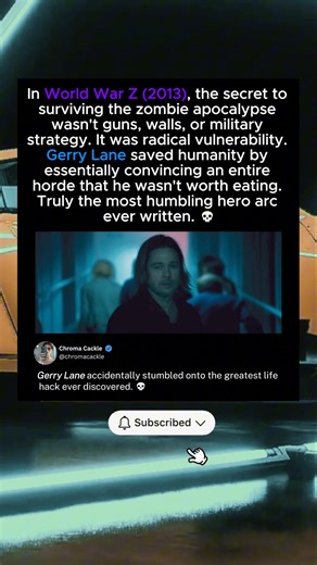 World War Z: The Most UNEXPECTED Way to Survive a Zombie Apocalypse! 🧠#shorts