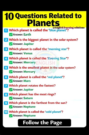 10 Mind-Blowing Planet Facts You Didn’t Know 🌍 | Space Quiz #shorts #space #planet #solarsystem #gk
