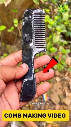 Do you know how a comb is made from animal horn? 🪮😱 Animal Horn Turned into a Comb 💥