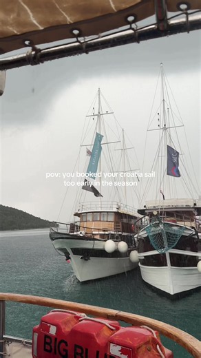 Thunder and Lightning While Sailing Croatia Early Season