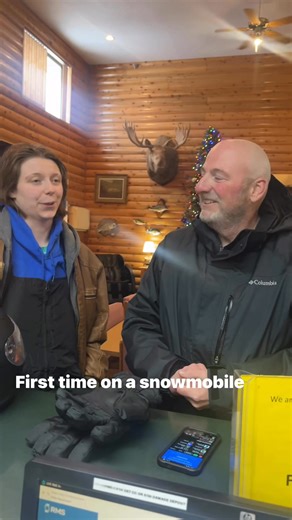First time snowmobiler. Let’s see what she thought and how were the trails.#Snowmobile #Winter #Minnesota #McquoidsInn. | McQuoid's Inn and Event Center