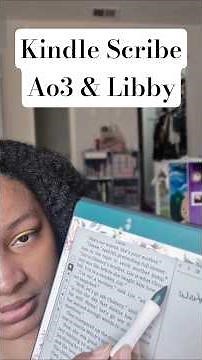 Using Ao3 & Libby on the Kindle