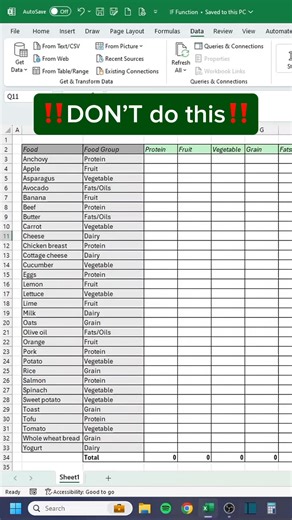 IF Function in Excel‼️ Like, Comment, Share, Repost, and Follow for daily tips! ❤️ 🗂️ Save this post for future reference! 👯 Share it with a friend! 🎁 Get Excel Templates, PDF Cheat Sheets, Trackers, and Trainings at the link in our bio! 🎯 Follow us on Instagram, YouTube, TikTok, and more at the link in our bio! #microsoft #excel #googlesheets #learn #cheatsheets | CheatSheets