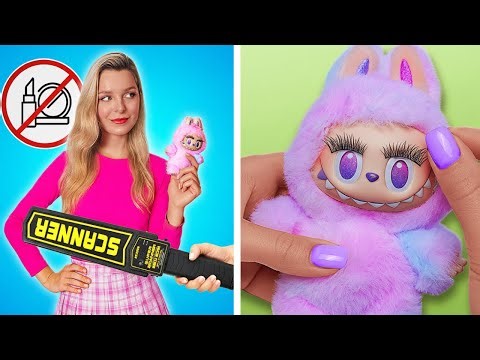 💄HOW TO SNEAK MAKEUP INTO SCHOOL 🤫🎒 | Funny Moments by 123 GO! UNIVERSE
