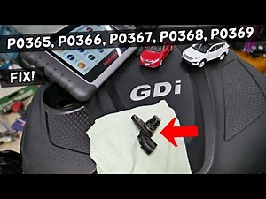 CODE P0365 P0366 P0367 P0368 P0369 CAMSHAFT SENSOR HYUNDAI KIA 2.4 GDI ENGINE
