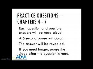 Practice Questions chapter 4 - 7