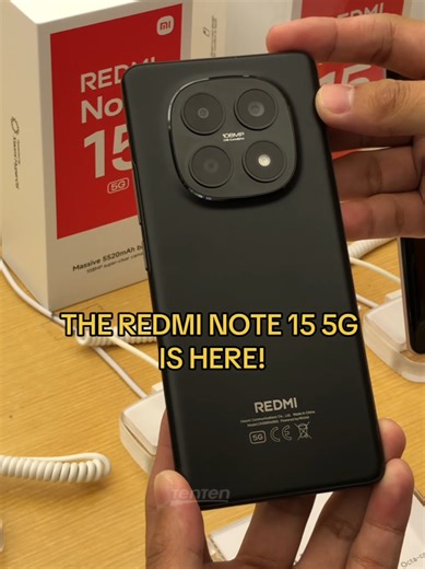 ✨ Redmi Note 15 5G is here! ✨ 𝐅𝐚𝐬𝐭𝐞𝐫. 𝐒𝐭𝐫𝐨𝐧𝐠𝐞𝐫. 𝐒𝐢𝐦𝐩𝐥𝐲 𝐁𝐞𝐭𝐭𝐞𝐫. Redmi Note 15 5G — flagship-level features in a powerful mid-range smartphone. Grab yours now! Shop now at @tentenstores.bn Kiulap Branch | OneCity *Terms & conditions apply. While stocks last. *𝗔𝗽𝗽𝗹𝗶𝗰𝗮𝗯𝗹𝗲 𝘄𝗶𝘁𝗵 𝗰𝗮𝘀𝗵/𝗼𝗻𝗹𝗶𝗻𝗲 𝘁𝗿𝗮𝗻𝘀𝗳𝗲𝗿 𝗽𝗮𝘆𝗺𝗲𝗻𝘁 𝗼𝗻𝗹𝘆 [𝗕𝗜𝗕𝗗/𝗕𝗔𝗜𝗗𝗨𝗥𝗜] #TenTenBrunei #TenTenStoresbn #REDMINote15Series #REDMITitanDurability #xiaomi
