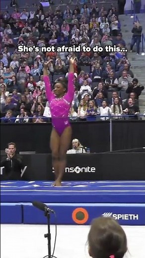 I'd probably do the same😂 #gymnastics #simonebiles #podium #bee