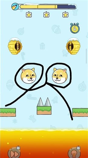 Doge Rescue Draw To Save Level 67||Tough level easy trick || #shorts #viral #suscribe #gaming