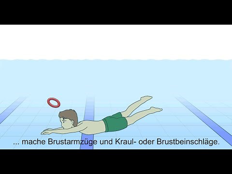 Tauchübung "Tauchring werfen" – ideal zum Schwimmenlernen
