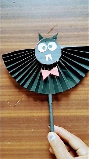 DYI Paper Bat 🦇| Easy Step-by-Step Tutorial #shorts #diy
