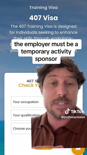 Finding a Temporary Activity Sponsor for Visa 407