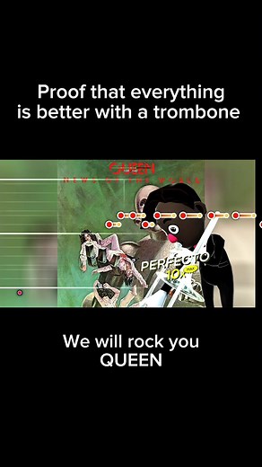 We will rock you by Queen on trombone. #trombonechamp #trombone #gaming #queen #wewillrockyou