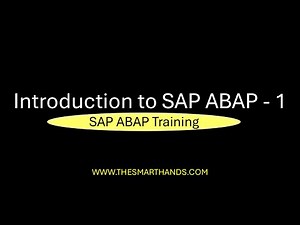 Introduction to SAP ABAP - 1 | SAP ABAP Training Videos