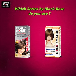 Everyone has got their personal choice over Black-Rose Color Safe and Color Match series. Tell us yours! #blackrose #colorsafe #colormatch | Black Rose Color Experts | Facebook