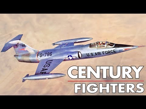 the Century Fighters. the legendary 100 series of US fighter aircraft