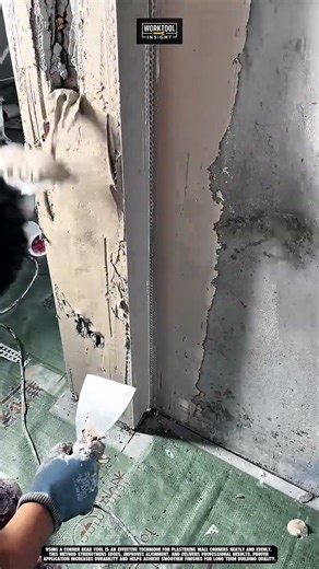 Plastering Wall Corners Using Corner Bead Tool | Best for Clean Finishing #tool