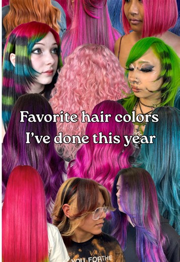 2025: A Year of Colorful Hair Transformations